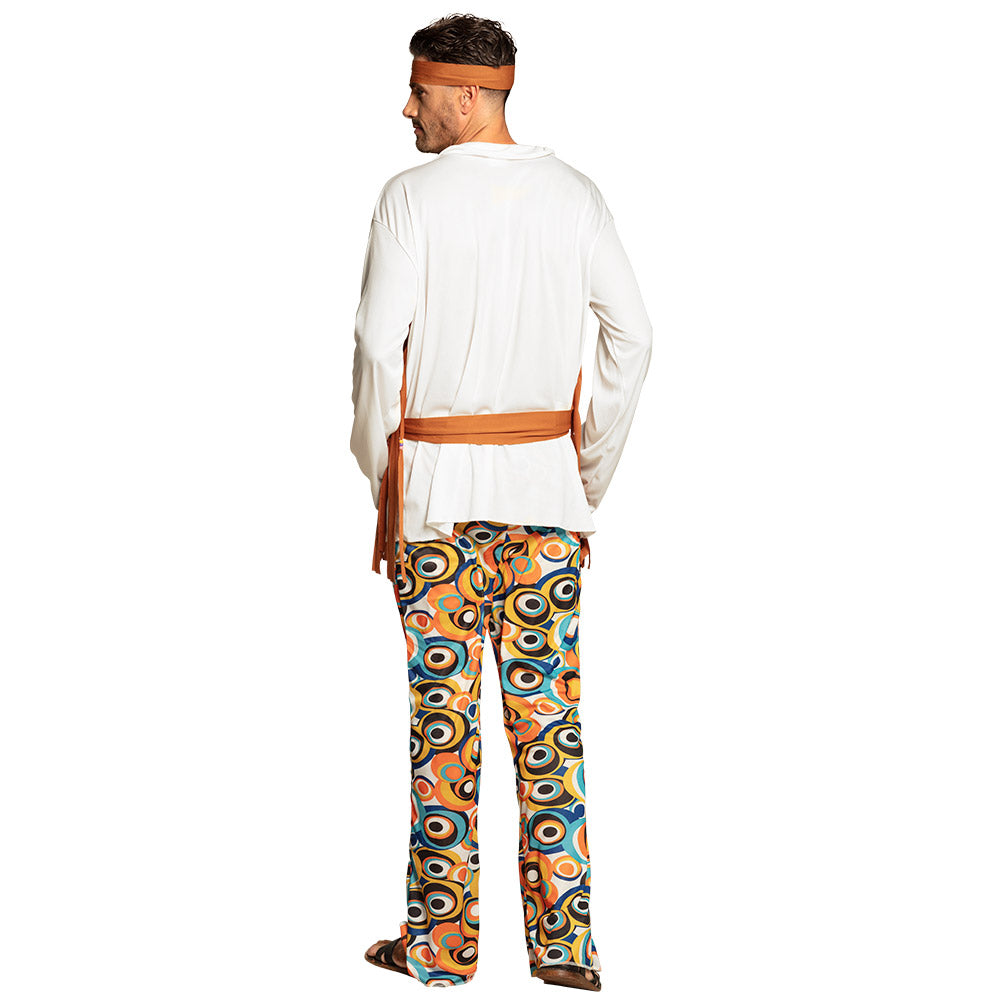 das-kost-mland-hippie-guy-kost-m-herren-m-l-mehrfarbig-70er image 2