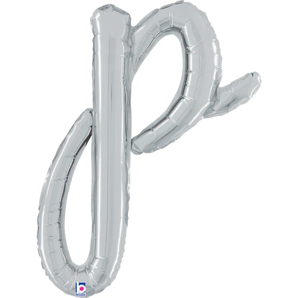 folienballon-buchstabe-skript-silber-61cm-luft-p61 image 1