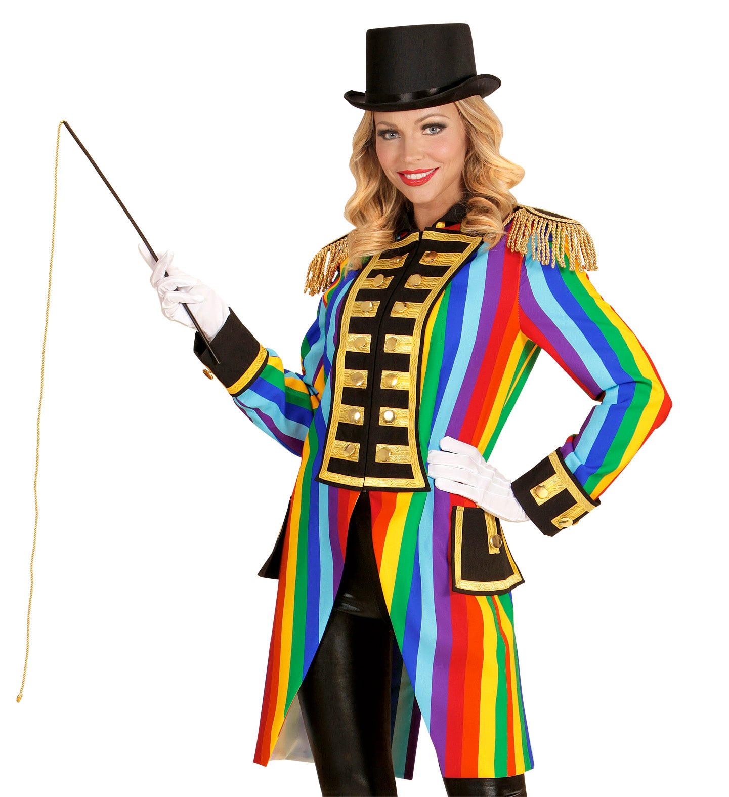 das-kost-mland-damen-parade-frack-rainbow-kost-m-mehrfarbig image 1
