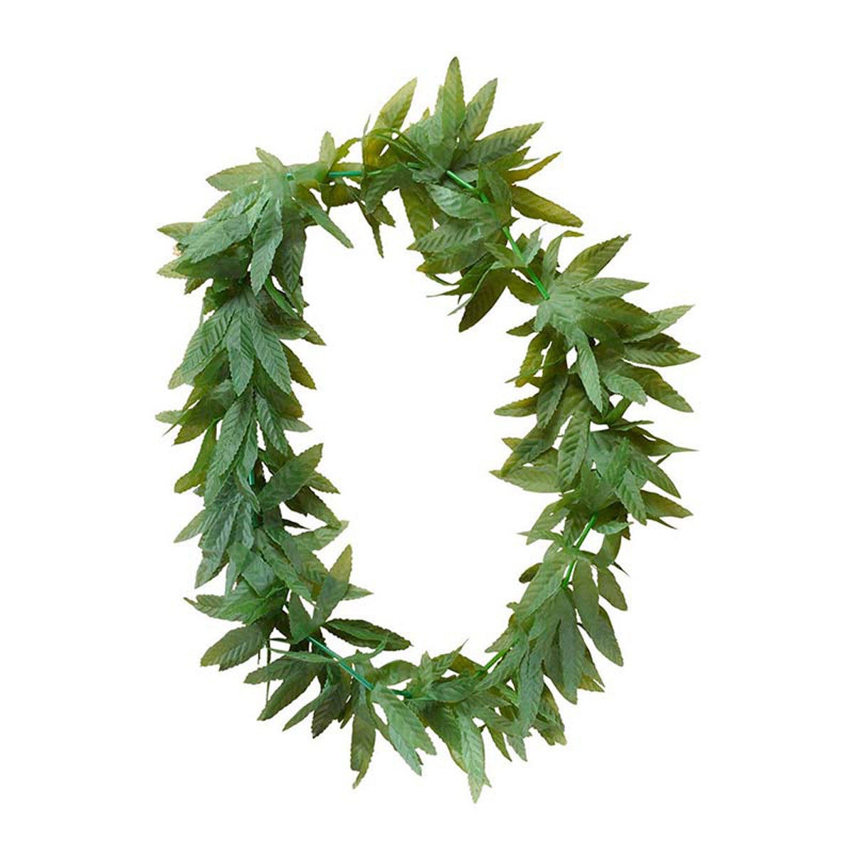 das-kost-mland-lei-hawaiikette-cannabis-gr-n-fasching-kette image 1