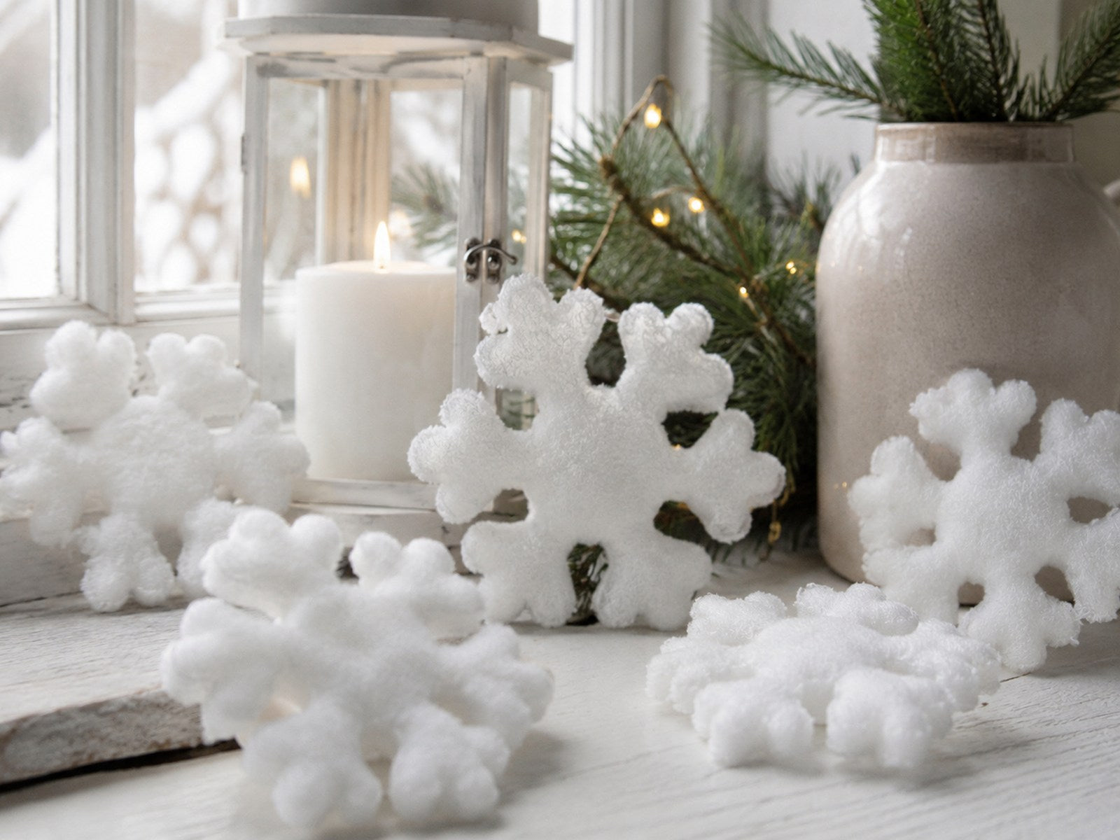 das-kost-mland-schneeflocken-schneewatte-4er-set-wei-11x2-cm image 3
