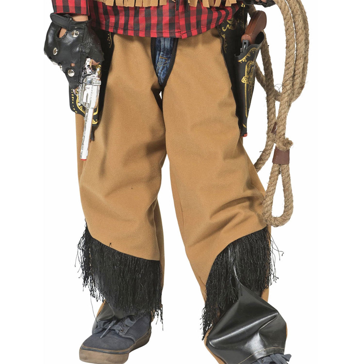das-kost-mland-jungen-cowboy-kost-m-austin-braun-3-teilig image 3