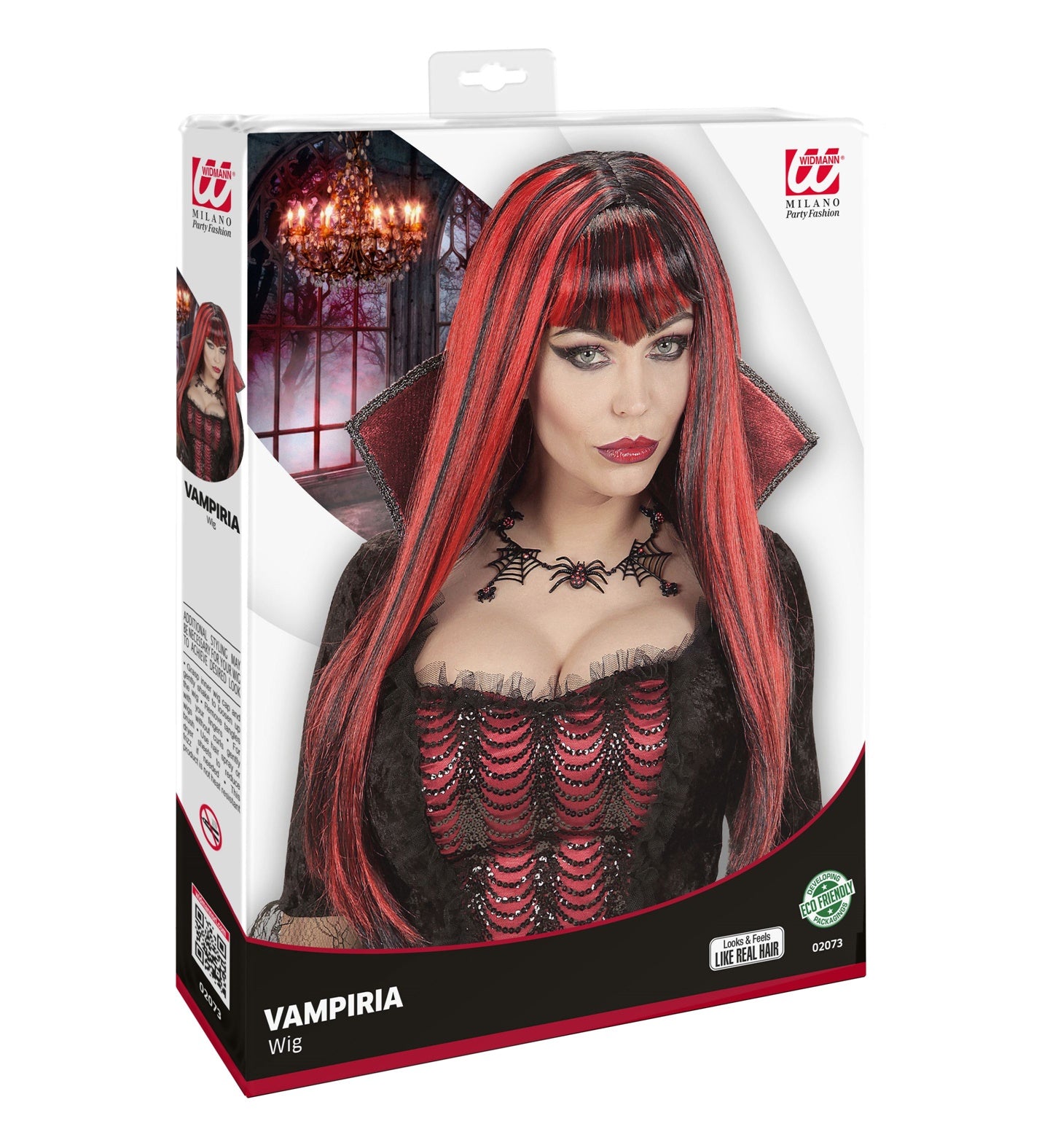 das-kost-mland-livana-damen-per-cke-rot-schwarz-vampir image 2