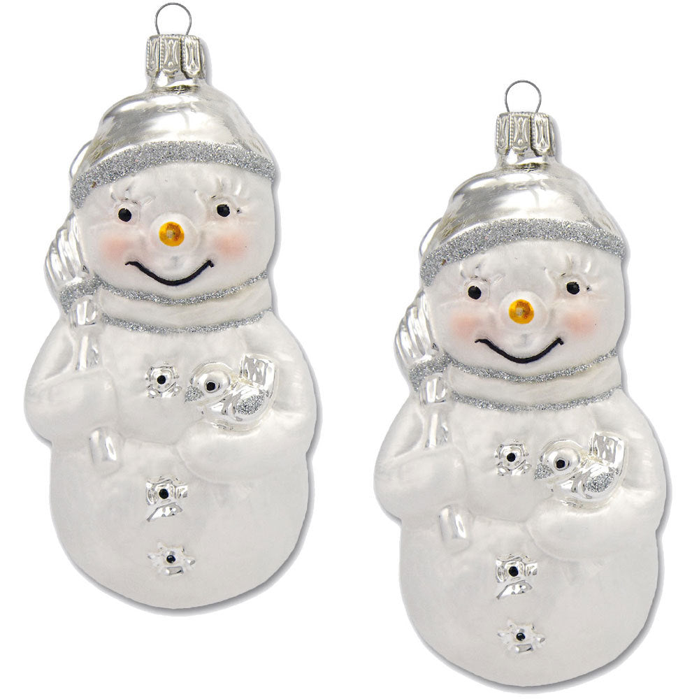 th-ringer-glasdesign-schneemann-set-2tlg-glas-11-cm-wei image 1