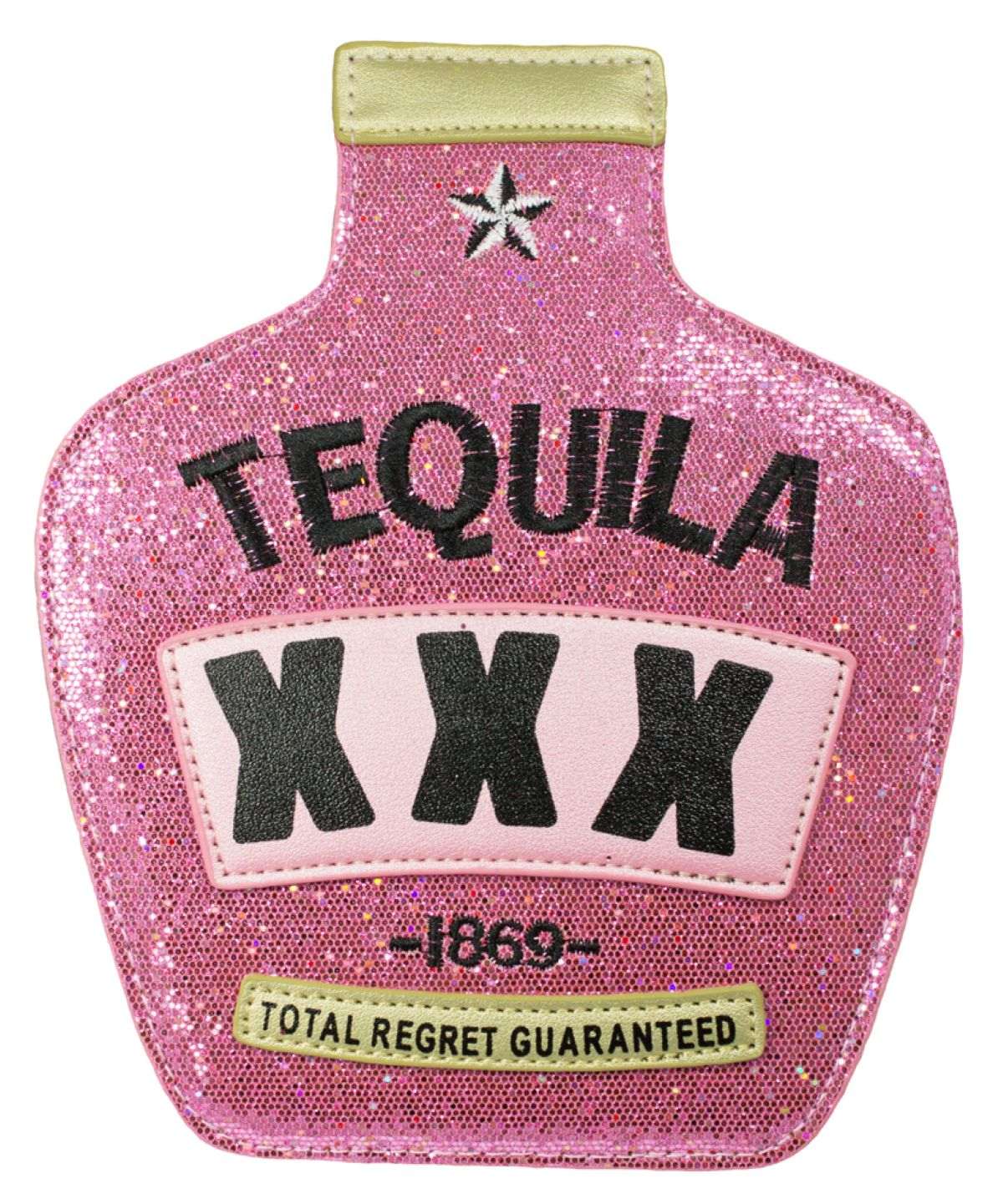 das-kost-mland-tequila-glitzer-handtasche-pink-23cm image 1