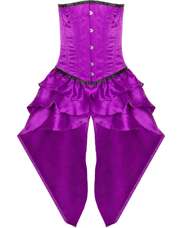 das-kost-mland-dekorationen-corsage-mieder-sch-chen-lila-satin-gr-l image 1