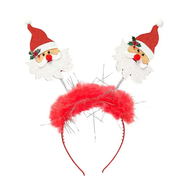 das-kost-mland-haarreif-santa-claus-weihnachten-rot-accessoire image 1