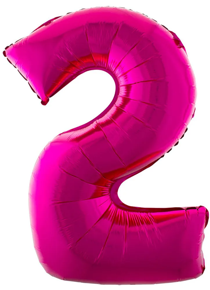 das-kost-mland-dekorationen-xxl-zahlen-folienballon-100-cm-pink-zahl-2 image 1