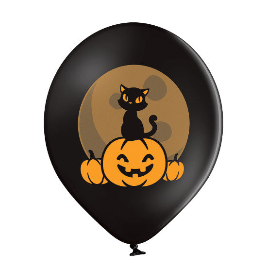 das-kost-mland-spooky-halloween-luftballons-30cm-6-st-ck-schwarz-lila image 3