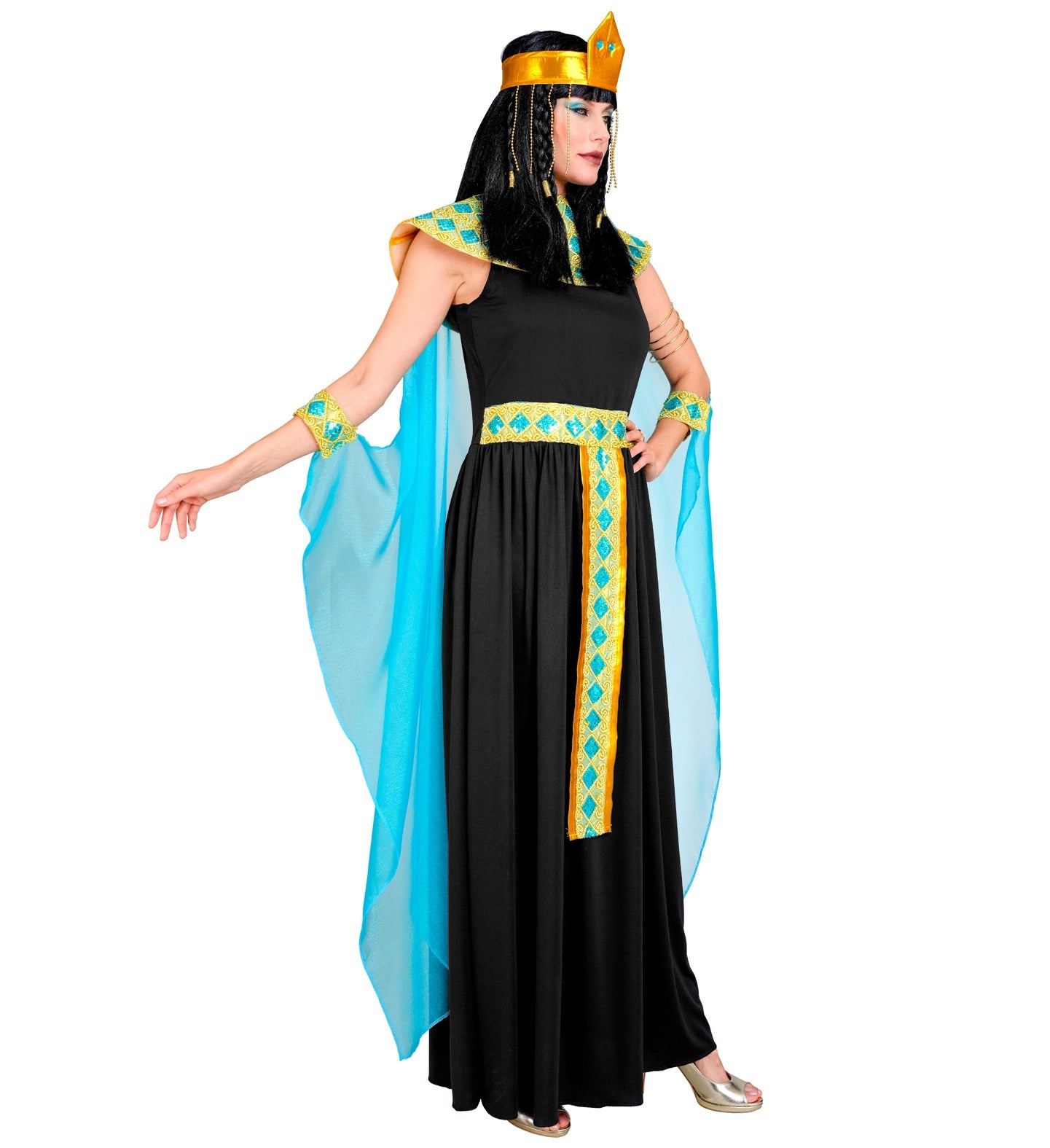 das-kost-mland-cleopatra-damenkost-m-5-teilig-schwarz-gold image 3