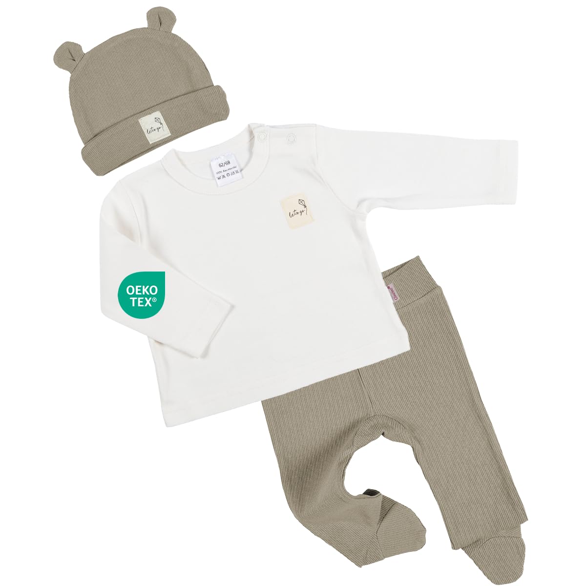 clinotest-nachwuchs-babykleidung-set-3tlg-rosa-baumwolle image 8