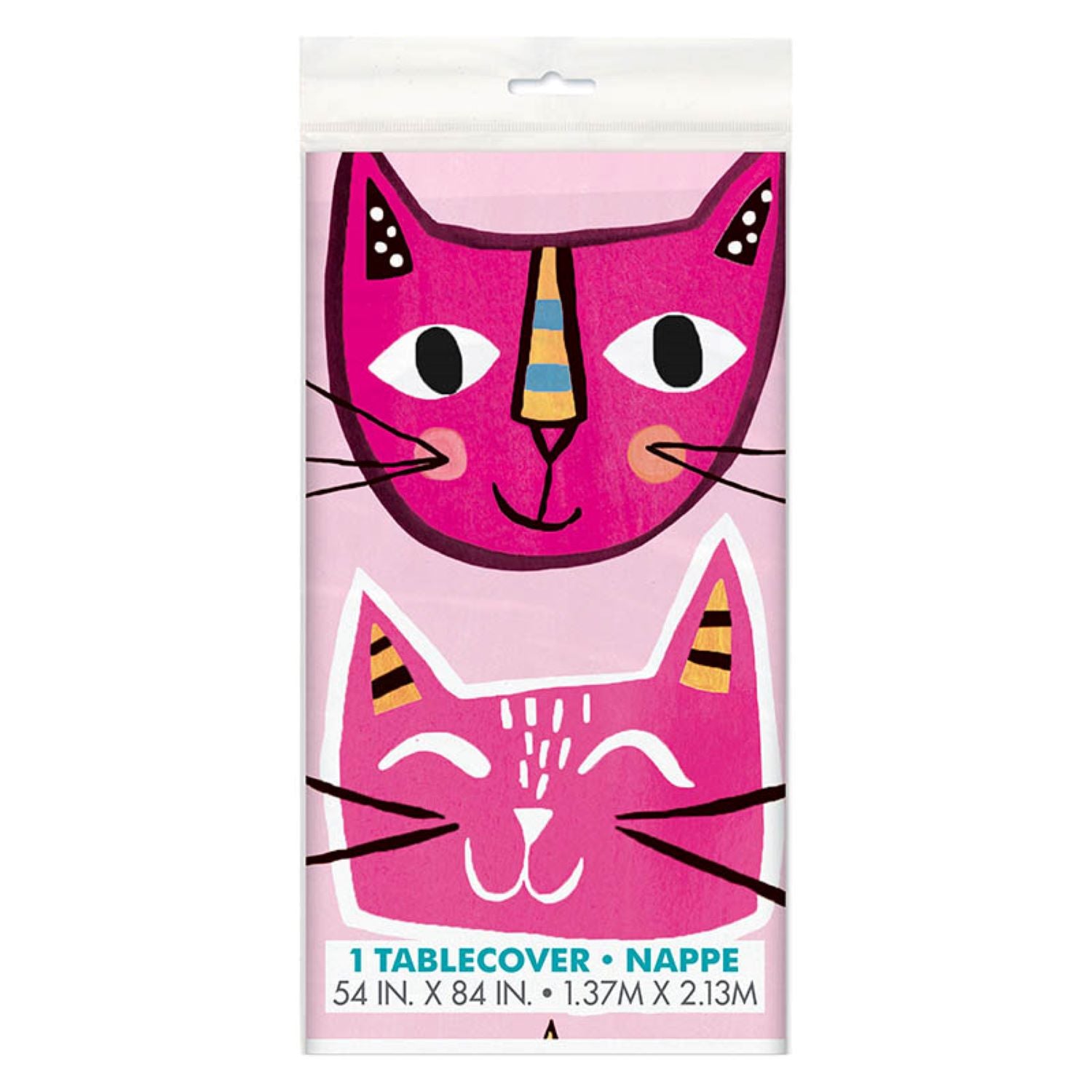 das-kost-mland-katze-tischdecke-pvc-pink-137x213-cm image 1