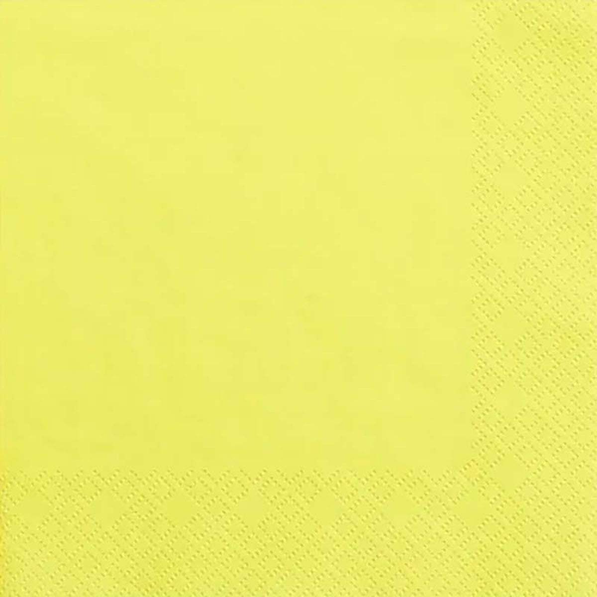 das-kost-mland-uni-servietten-33x33cm-gelb-20-st-ck image 1