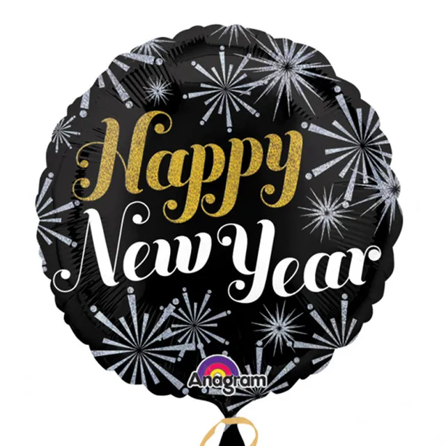 amscan-new-year-folienballon-pizzaz-holo-45-cm image 1