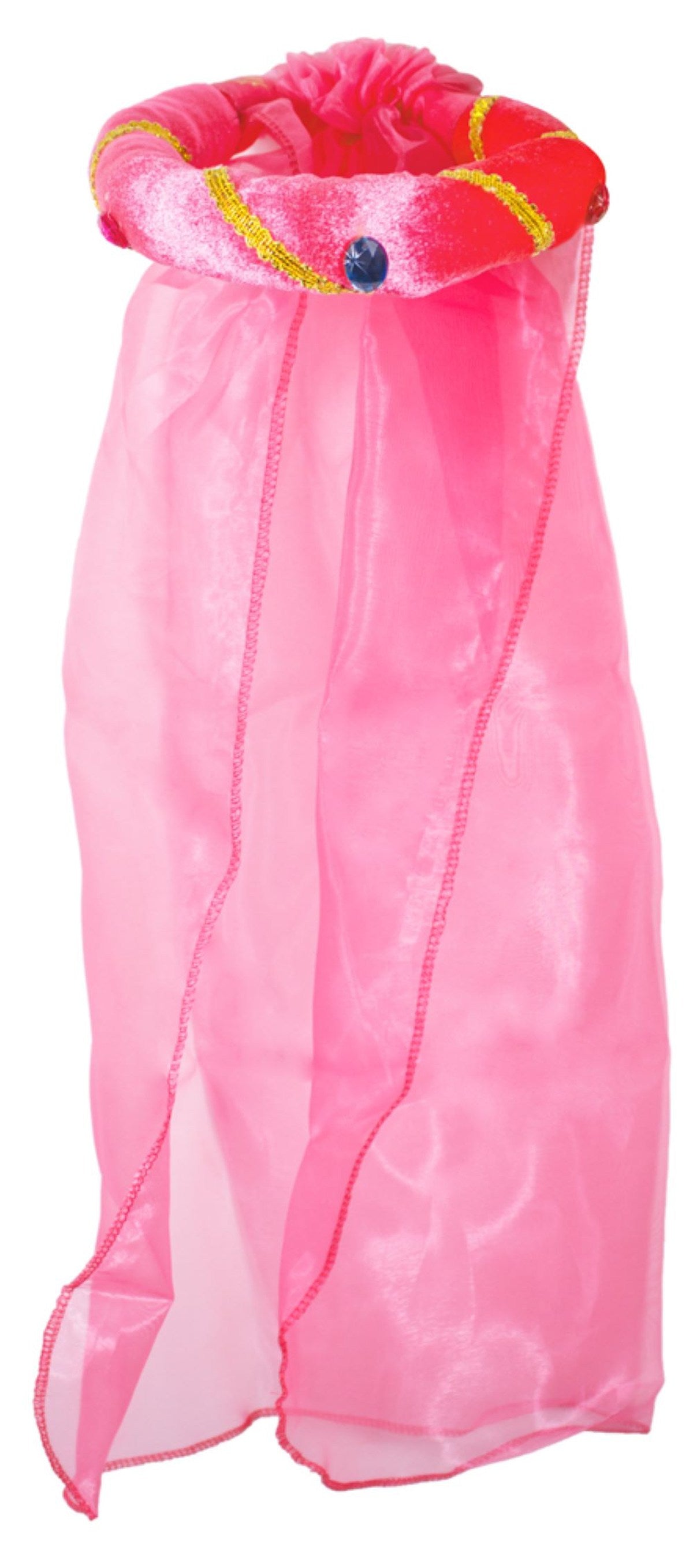 das-kost-mland-rosalin-mittelalter-haarband-schleier-haarreif-pink image 7