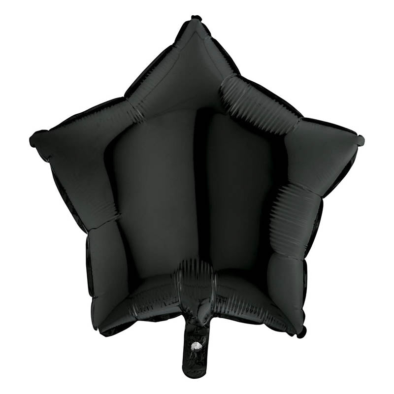 uni-stern-folienballon-18-46cm-schwarz image 1