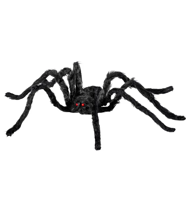 das-kost-mland-halloween-spinne-riesige-haarige-spinne-75cm-schwarz image 1