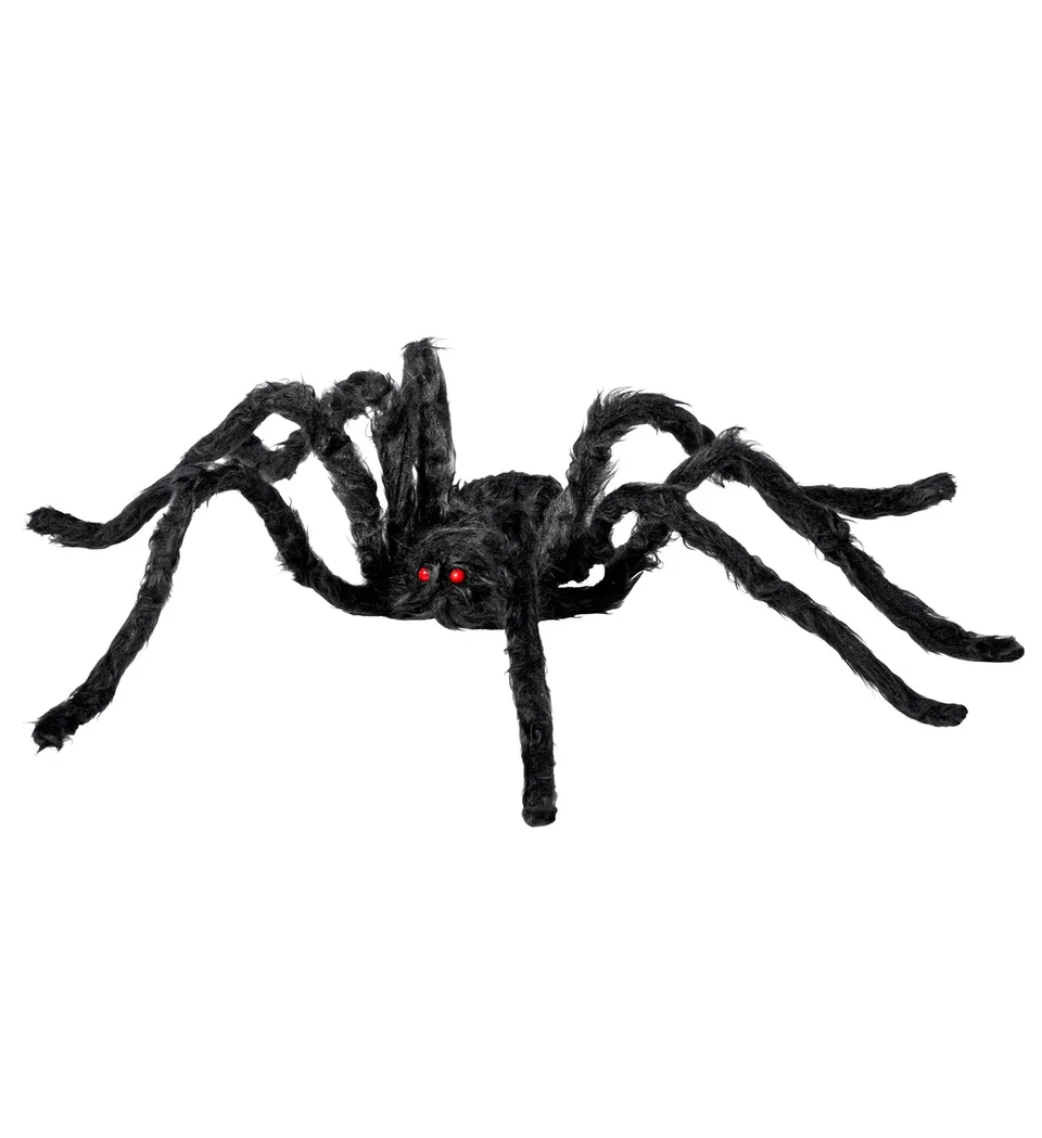 das-kost-mland-halloween-spinne-riesige-haarige-spinne-75cm-schwarz image 1