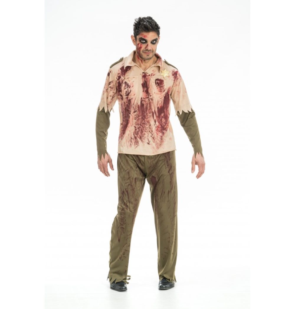 das-kost-mland-zombie-sheriff-kost-m-herren-gr-n-gr-l image 3