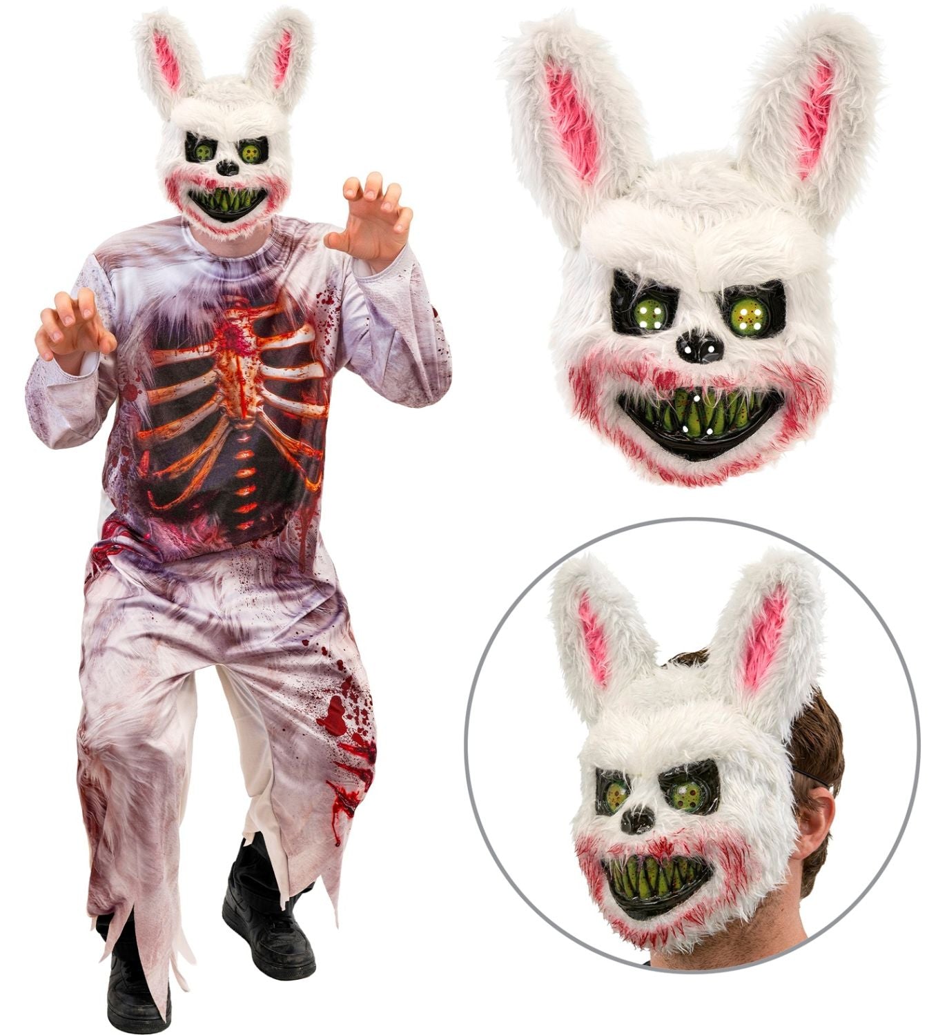das-kost-mland-zombie-bunny-kost-m-herren-overall-maske image 5