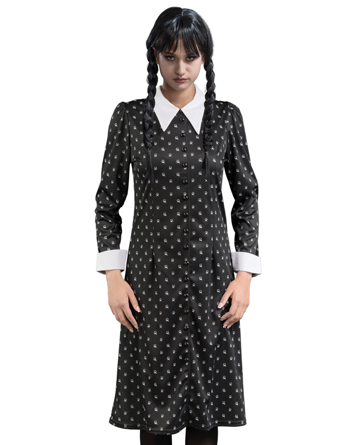 das-kost-mland-wednesday-kost-m-damen-schwarz-wei-m image 1