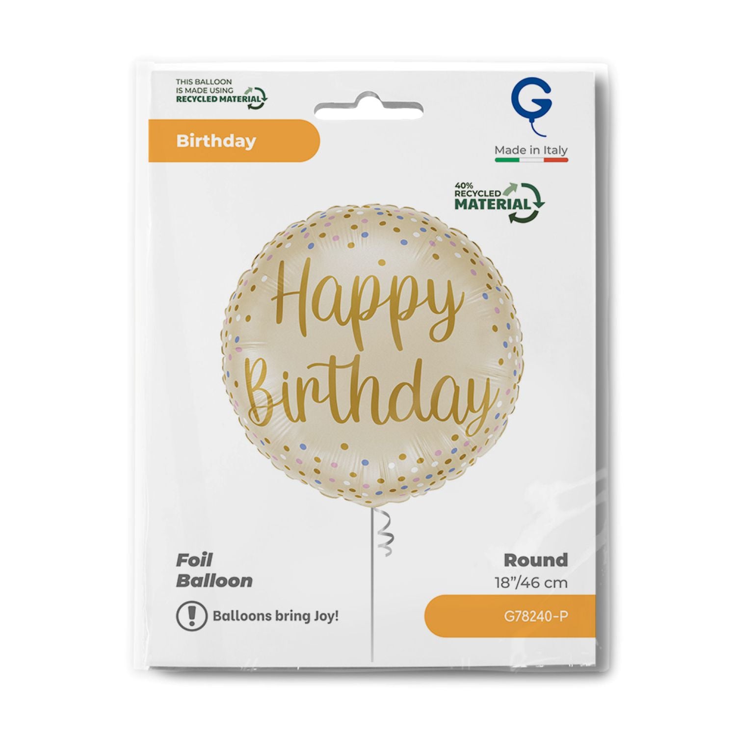 das-kost-mland-dekorationen-folienballon-happy-birthday-46-cm image 2