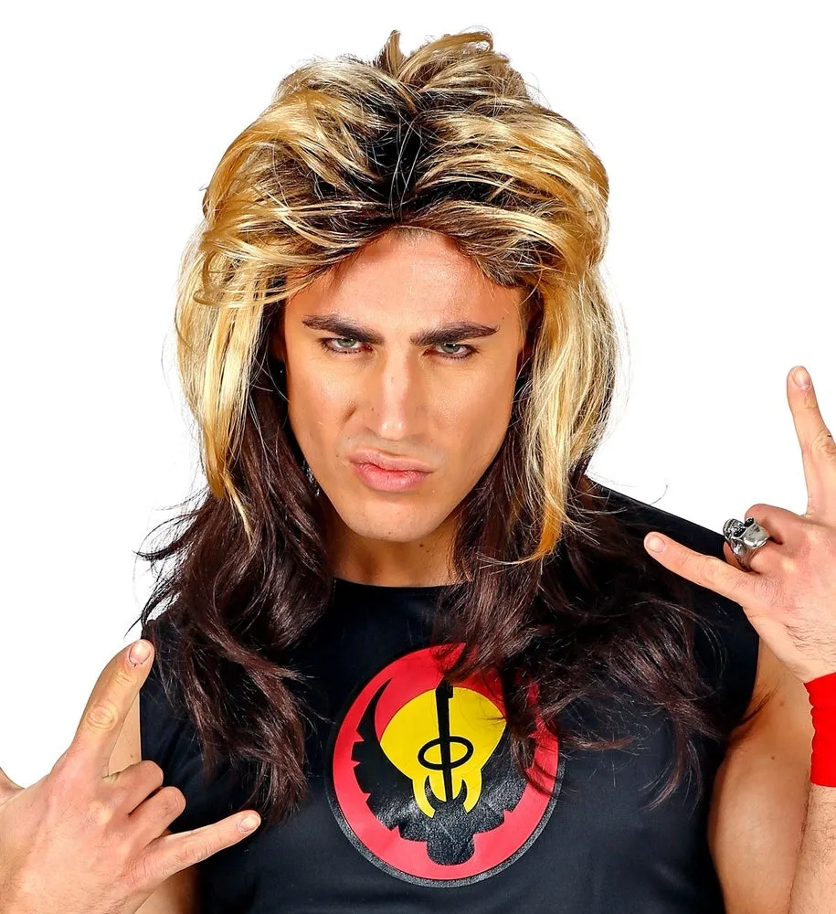 das-kost-mland-accessoires-per-cke-80er-rockstar-vokuhila-blond image 1
