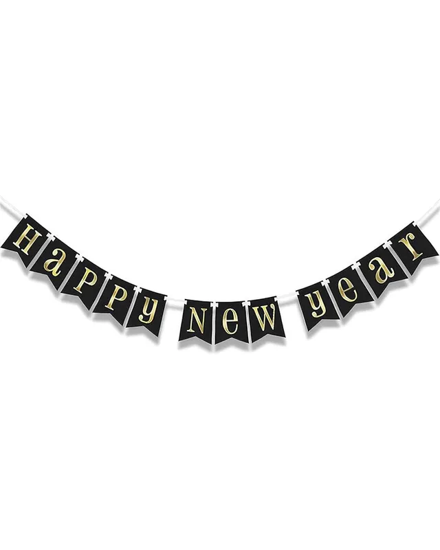 das-kost-mland-deko-wimpelkette-happy-new-year-213-cm-metallic image 1