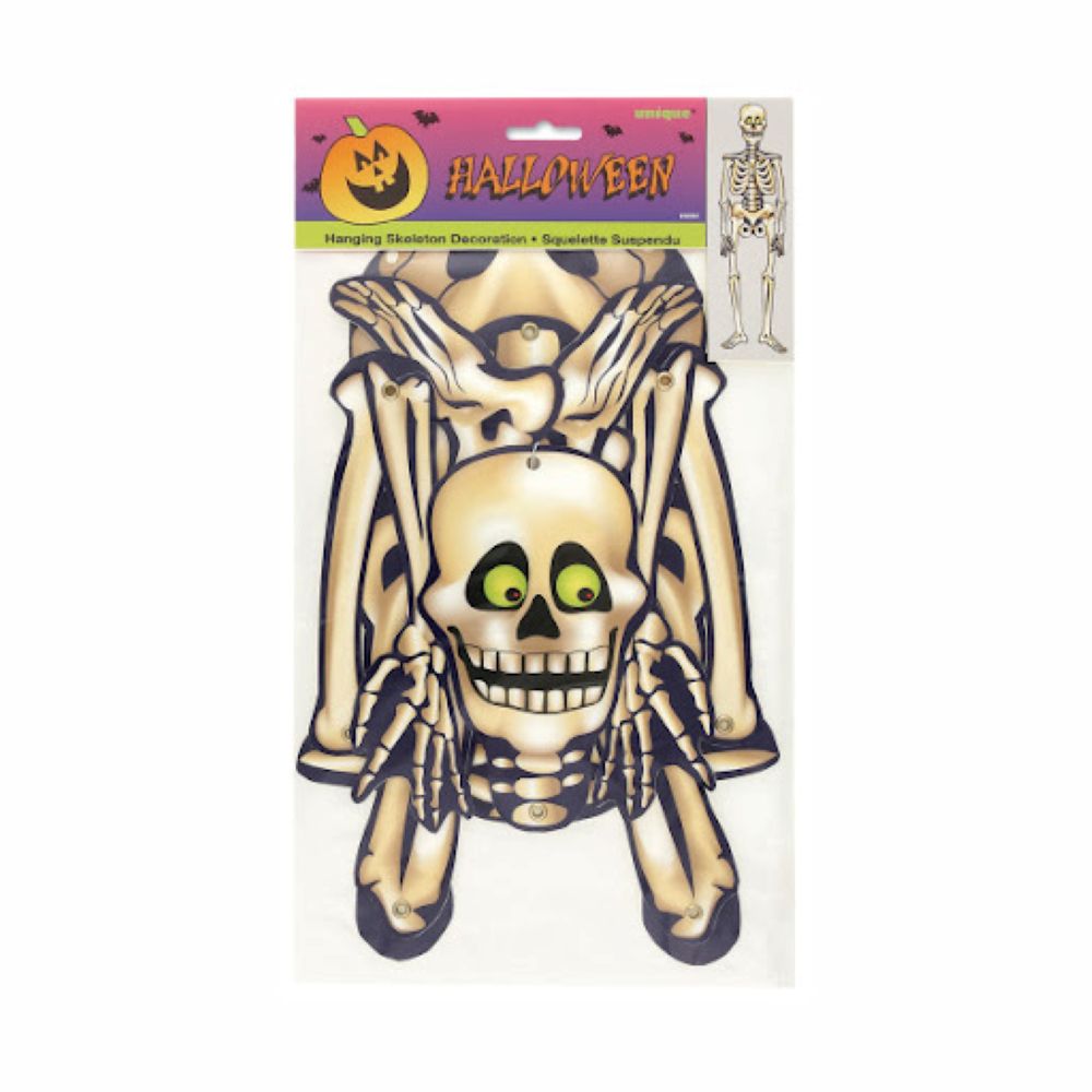 das-kost-mland-halloween-h-nge-skelett-cutout-87cm-deko image 2