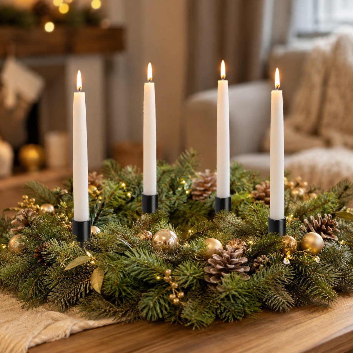 stabkerzenhalter-adventskranz-schwarz-23mm-4-st-ck-10862 image 4