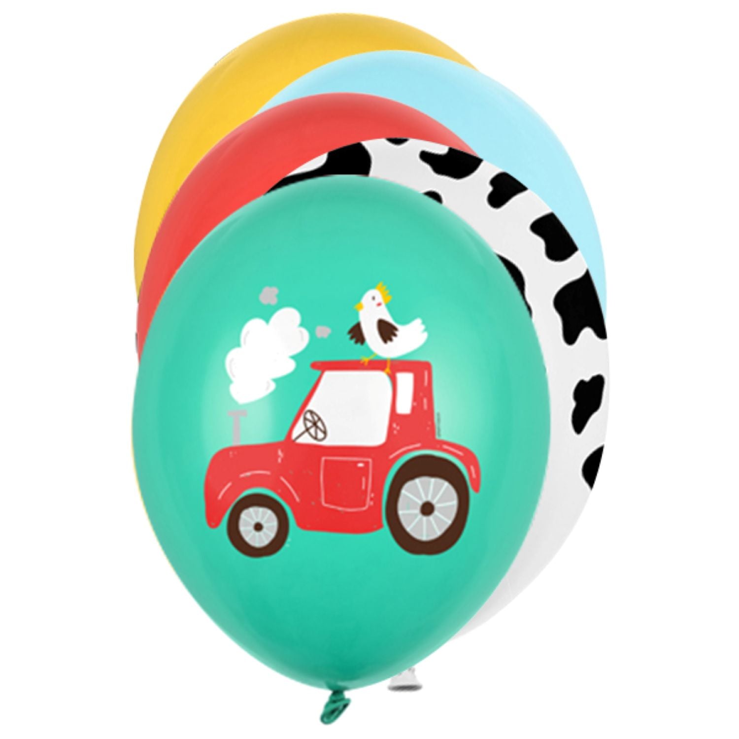das-kost-mland-dekorationen-farm-luftballons-6er-set-30-cm-mix image 2