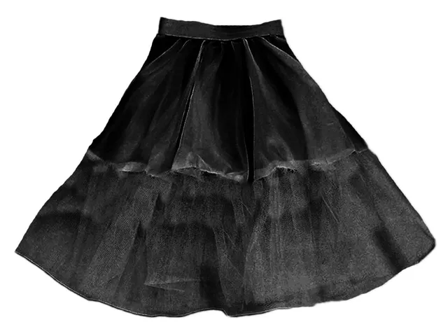 das-kost-mland-fifties-petticoat-kinder-schwarz-t-ll-unterrock image 1
