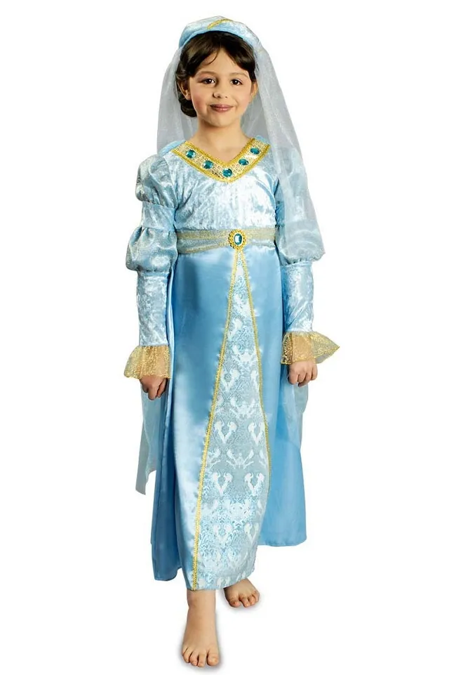 das-kost-mland-m-dchen-burgfr-ulein-bianca-kost-m-hellblau image 1