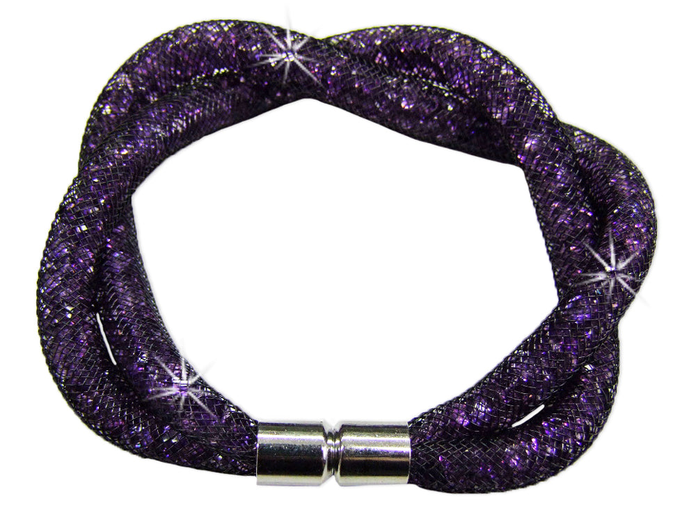 das-kost-mland-stardust-armband-zweireihig-gedreht-lila image 1