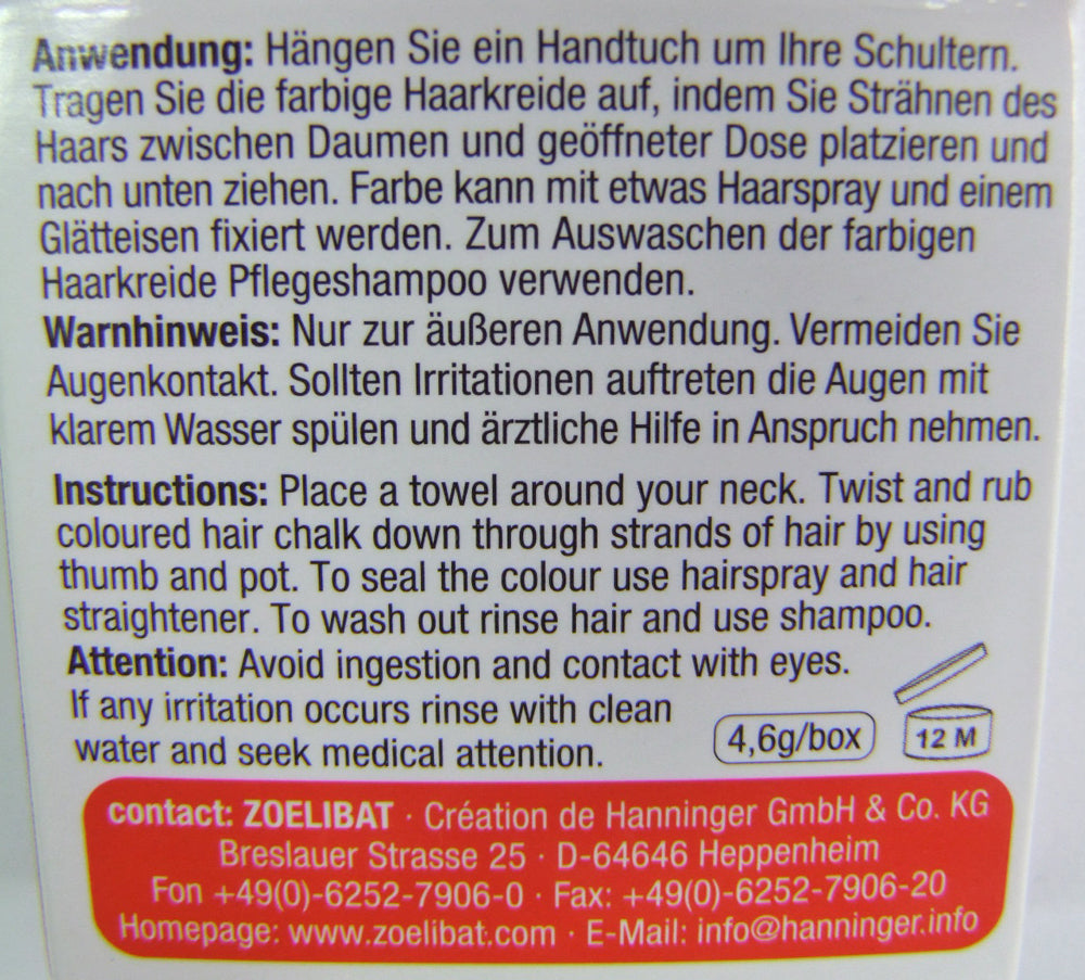 das-kost-mland-accessoires-haarkreide-gelb-auswaschbar image 4