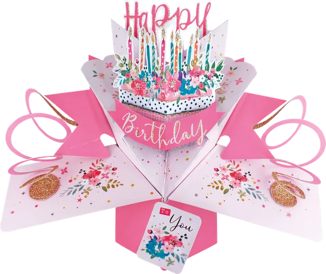 das-kost-mland-popup-gru-karte-happy-birthday-rosa-torte image 1