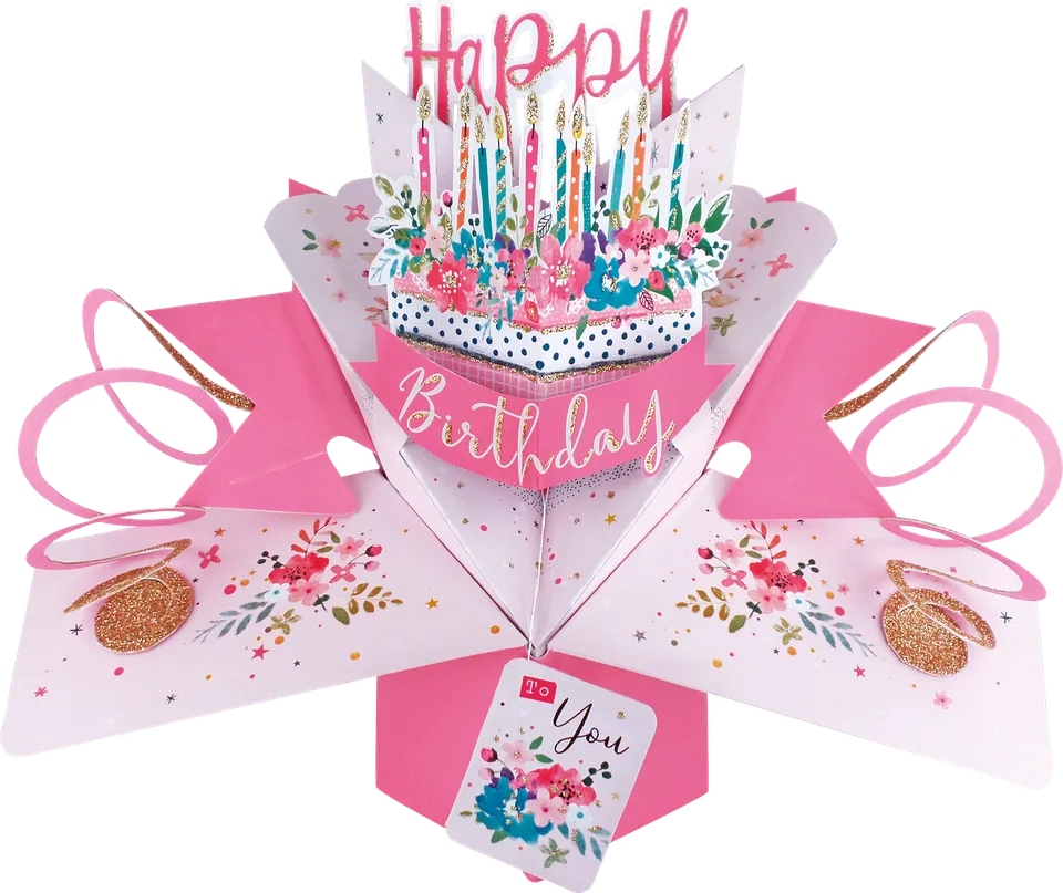 das-kost-mland-popup-gru-karte-happy-birthday-rosa-torte image 1
