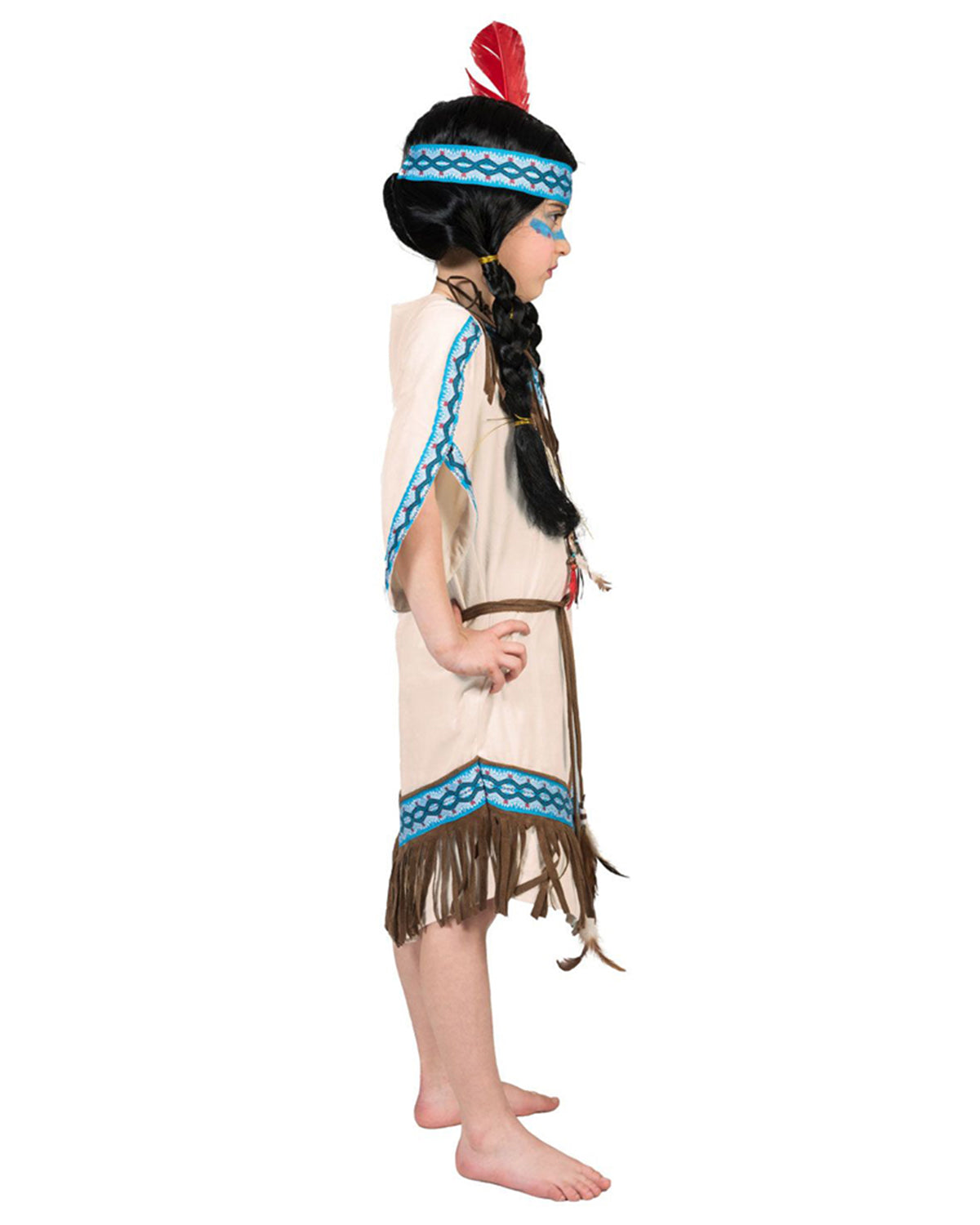 das-kost-mland-thundering-teepee-indianerin-kost-m-gr-116-beige image 4