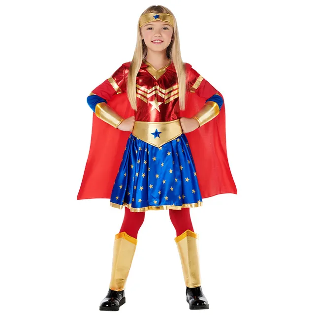 das-kost-mland-m-dchen-star-superheldin-kost-m-mehrfarbig-7-9-jahre image 1