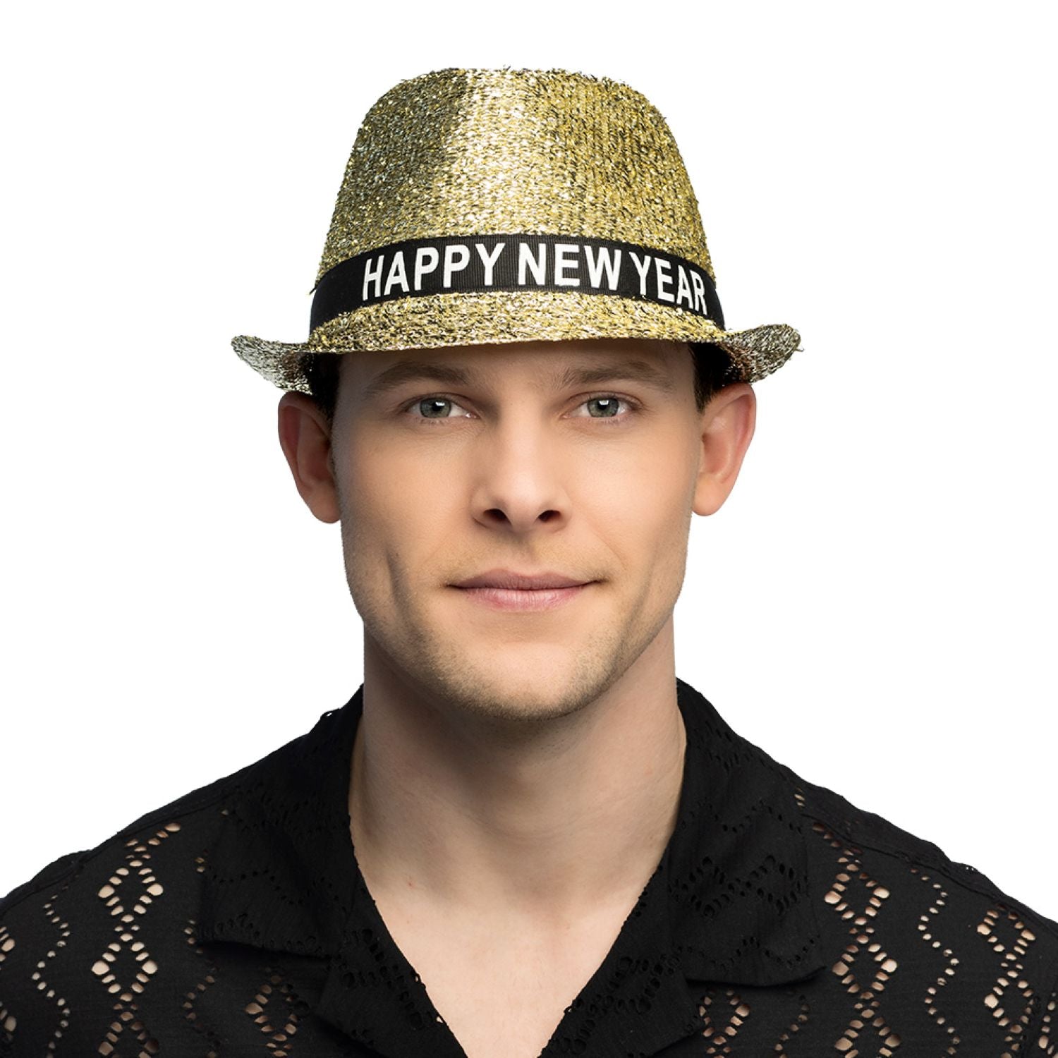 das-kost-mland-accessoires-hut-sparkling-happy-new-year-partyhut-gold image 3