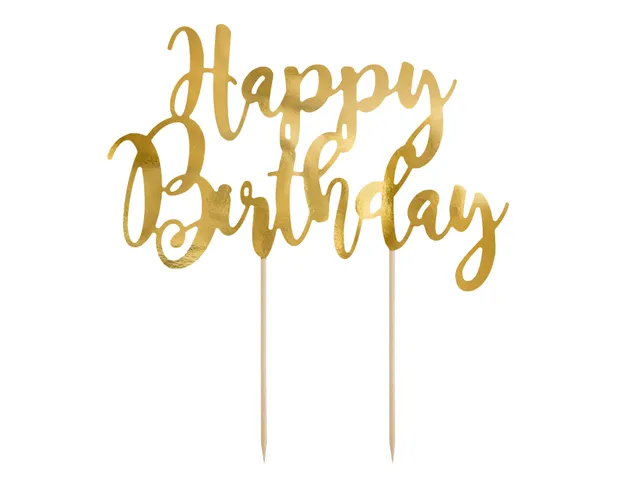 das-kost-mland-tortendeko-happy-birthday-gold-22-5cm image 1