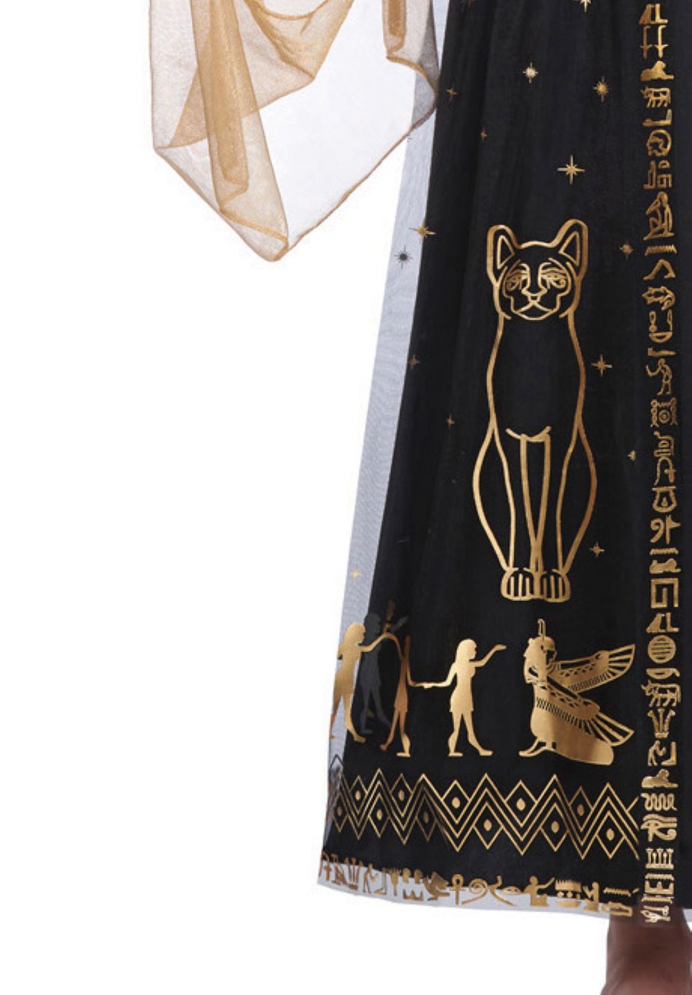 das-kost-mland-cleopatra-nilk-nigin-m-dchenkost-m-schwarz-t-rkis image 4