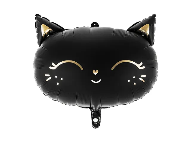 das-kost-mland-katze-folienballon-schwarz-48x36cm image 1