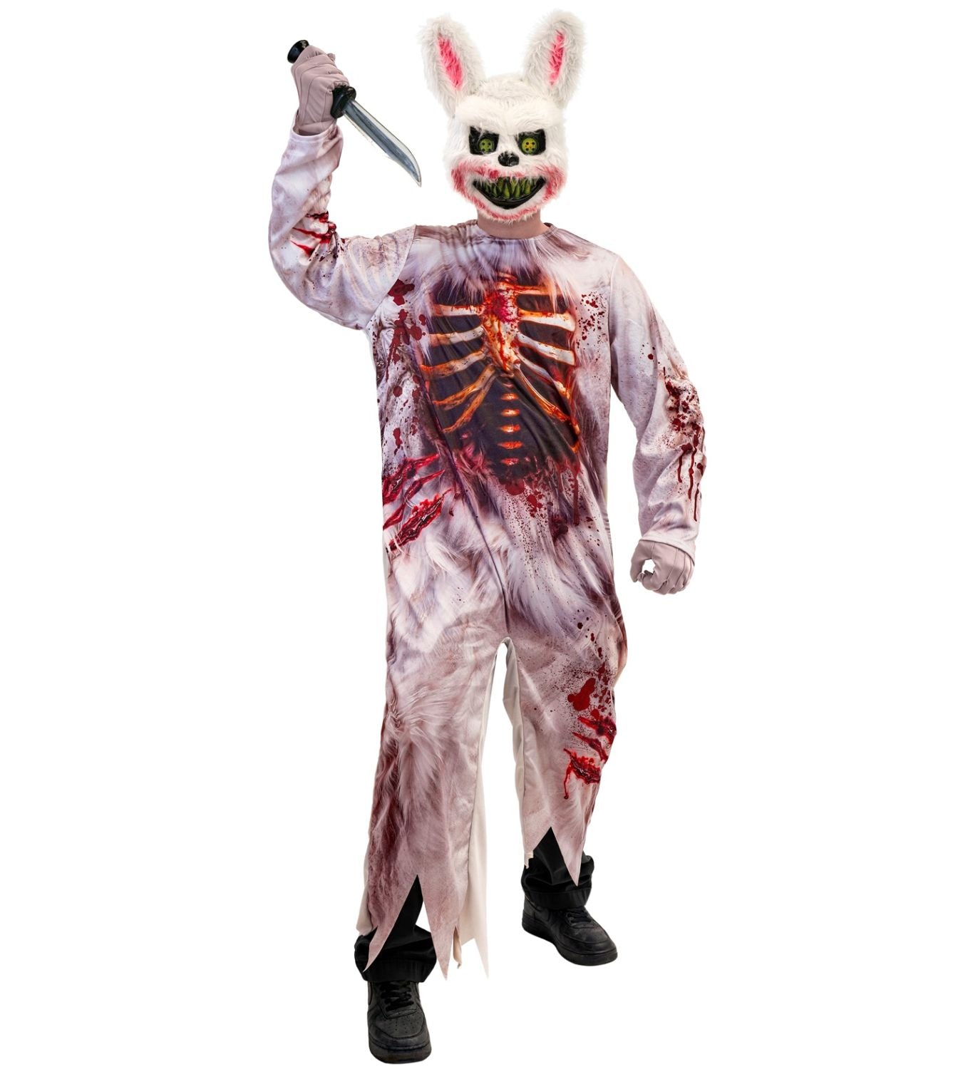 das-kost-mland-zombie-bunny-kost-m-herren-overall-maske image 1
