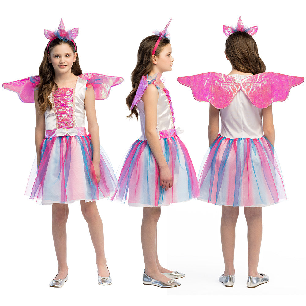das-kost-mland-sparkle-einhorn-kost-m-m-dchen-mehrfarbig-7-9-jahre image 2