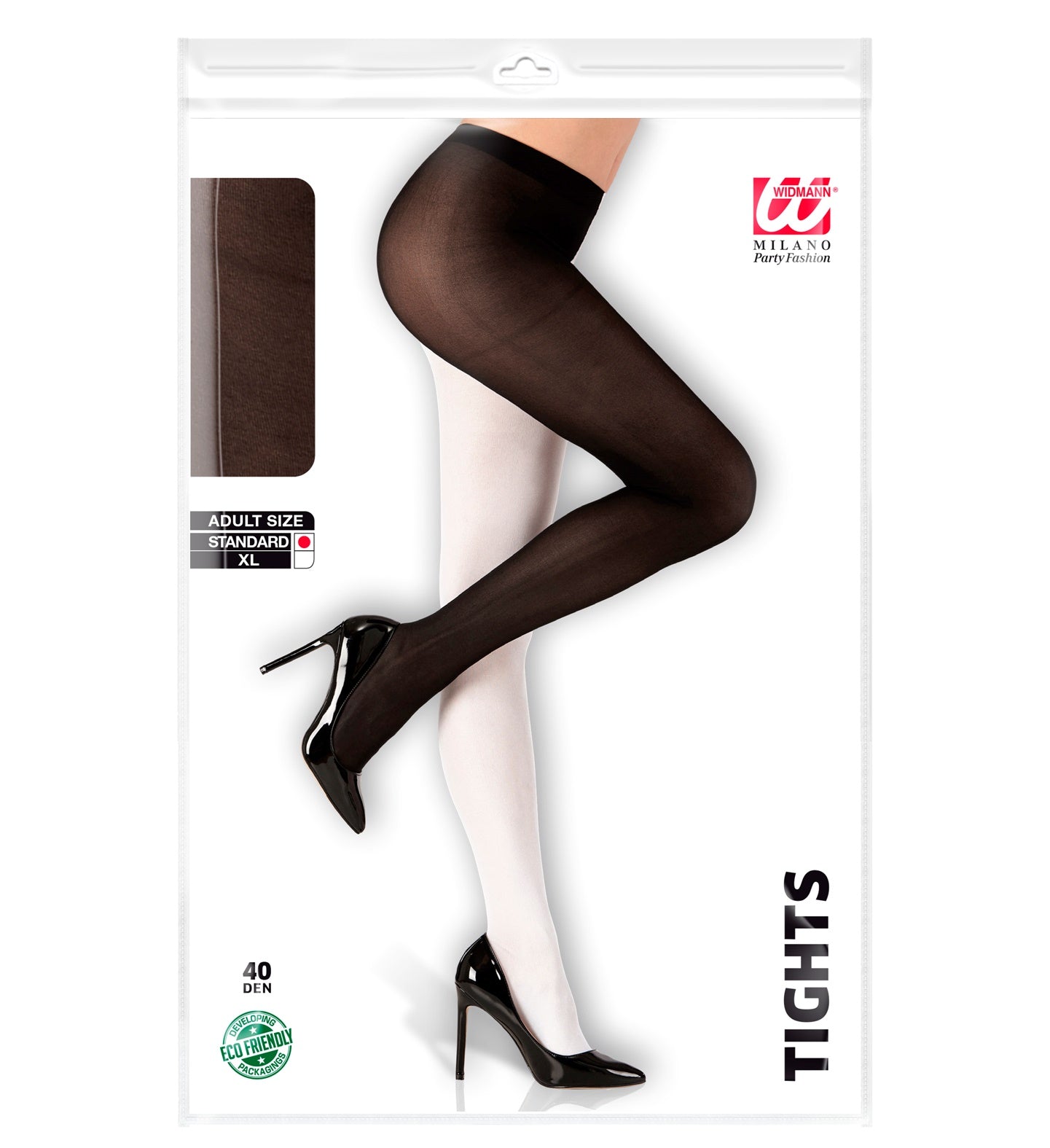 das-kost-mland-harlekin-strumpfhose-schwarz-wei-40den image 2