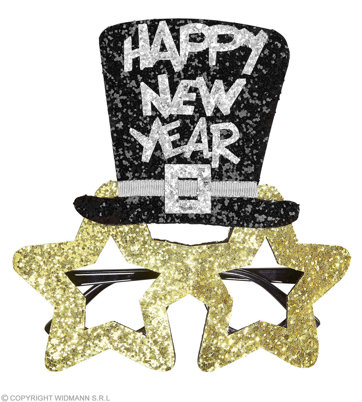 das-kost-mland-happy-new-year-brille-gold-partybrille image 1