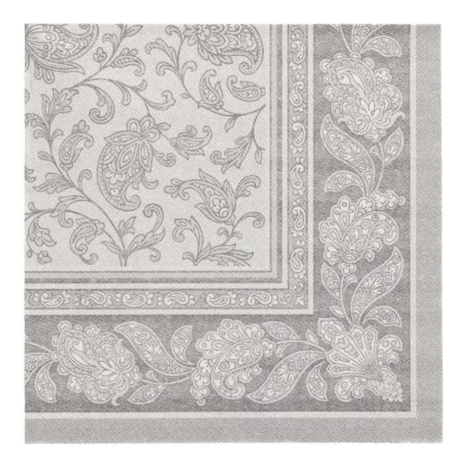 das-kost-mland-dekorationen-ornaments-servietten-grau-40x40cm-50-st-ck image 1
