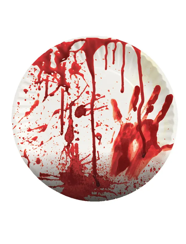 das-kost-mland-pappteller-halloween-blutig-22-8cm-8-st-ck image 1