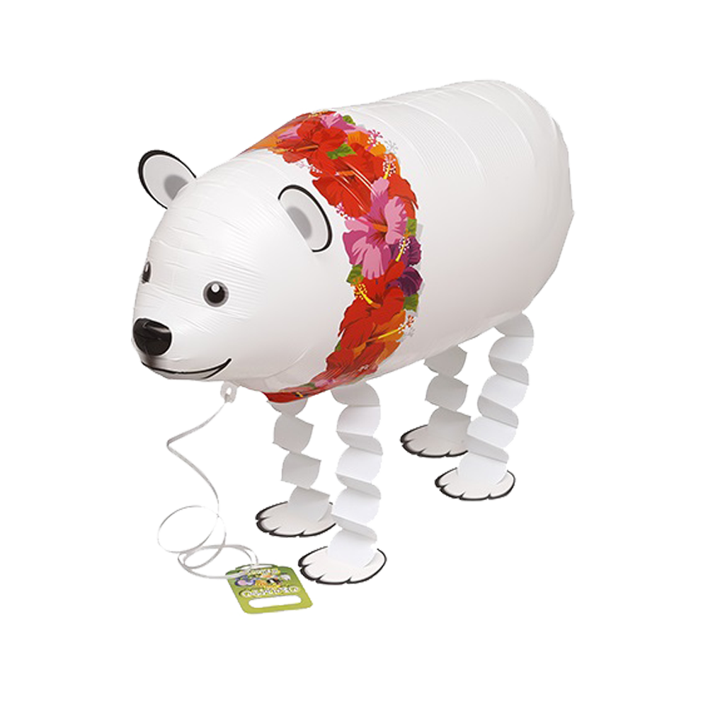 das-kost-mland-dekorationen-airwalker-hawaii-eisb-r-folienballon-71cm image 1